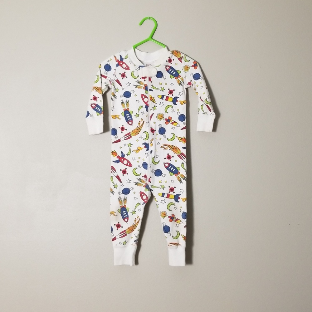Hanna Andersson Outer Space Rocket Pajamas